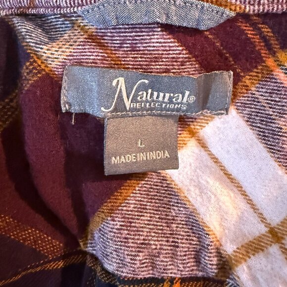 Natural Reflections women's flannel - perfect for fall! - Picture 3 of 5